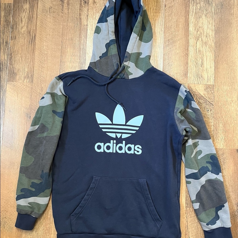 Boys Adidas Camo Hoodie